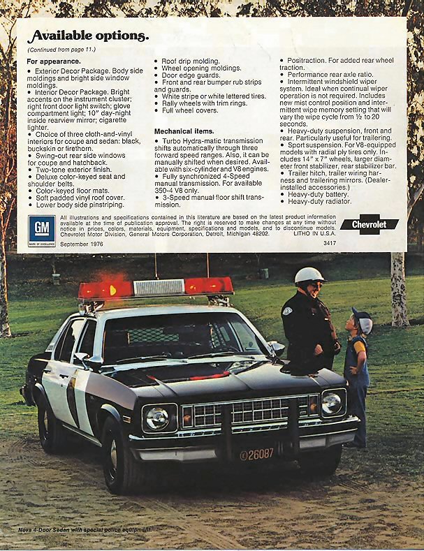 1977 Chevrolet Nova Brochure Page 6